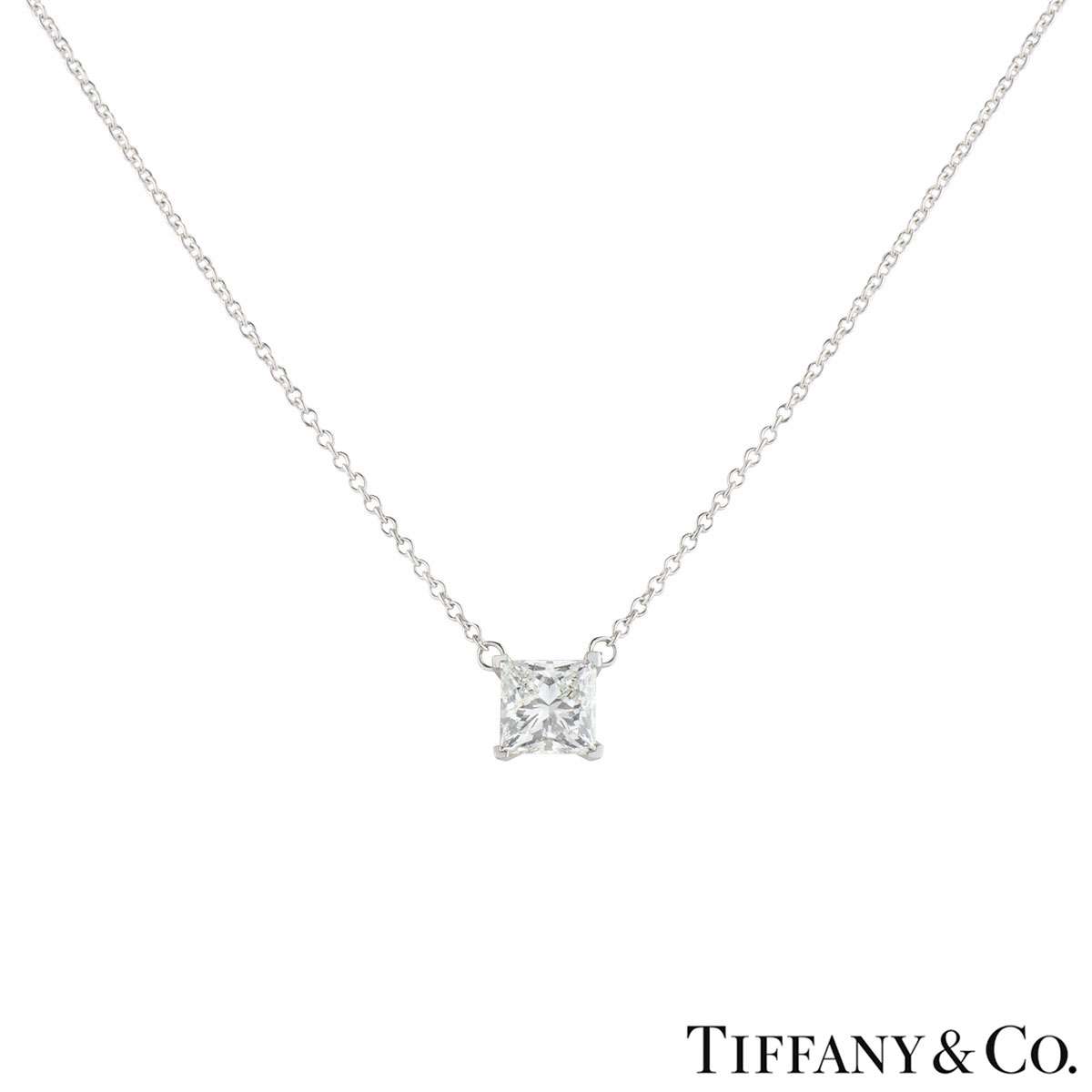 Tiffany & Co. - TIFFANY & CO. PLATINUM 20 CARAT DIAMOND NECKLACE